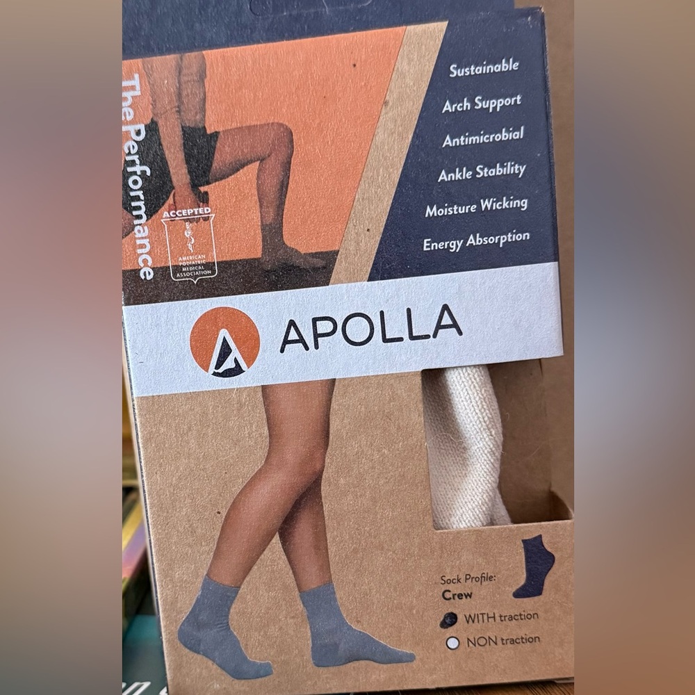 Dance Socks - with Traction (Apolla)